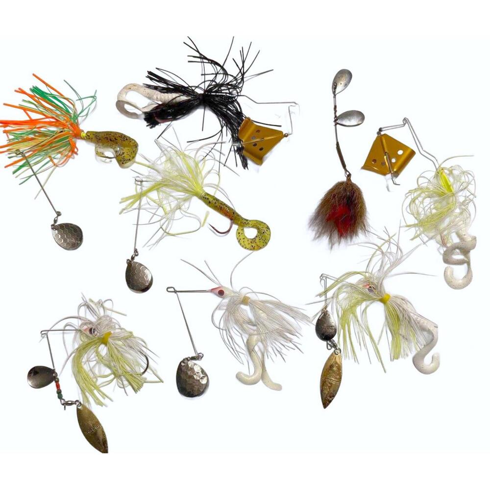 Assorted Fishing Spinnerbaits Spinner Bait Lures Lure